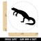 Newt Lizard Salamander Solid Self-Inking Rubber Stamp for Stamping Crafting Planners